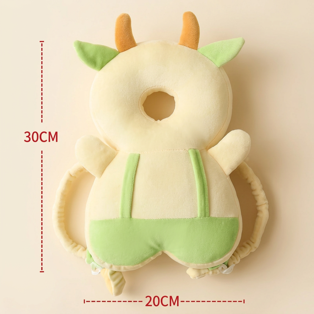 1-3T Cartoon Plushie Toddler Head and Back Protector