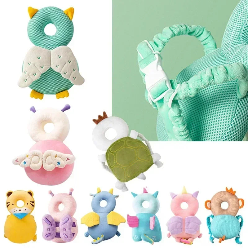 1-3T Cartoon Plushie Toddler Head and Back Protector